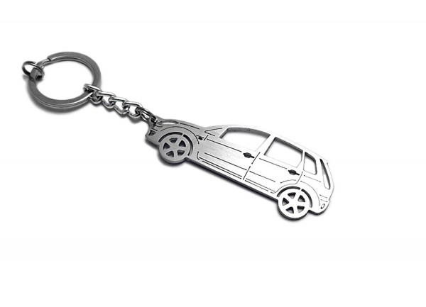 Keychain Ford Fiesta 2002-2008 - (type STEEL)